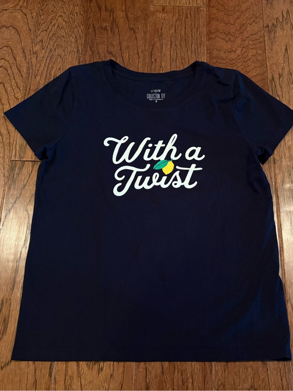 J Crew Collector T Shirt With A Twist Size Small